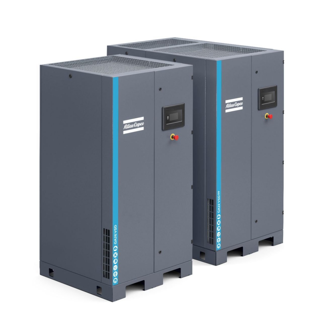 GA 22-37 VSD Oil-injected screw compressors with Variable Speed Drive technology