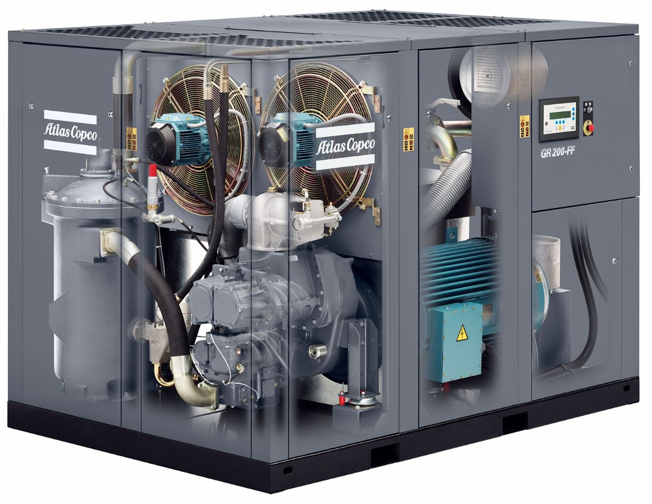 GR 110-200 oil-injected two-stage rotary screw compressor