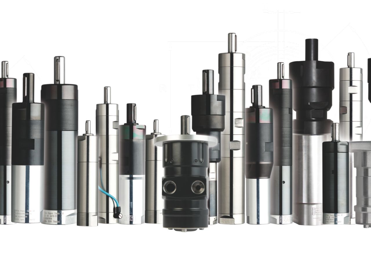 Group image of vane air motors LZB range
