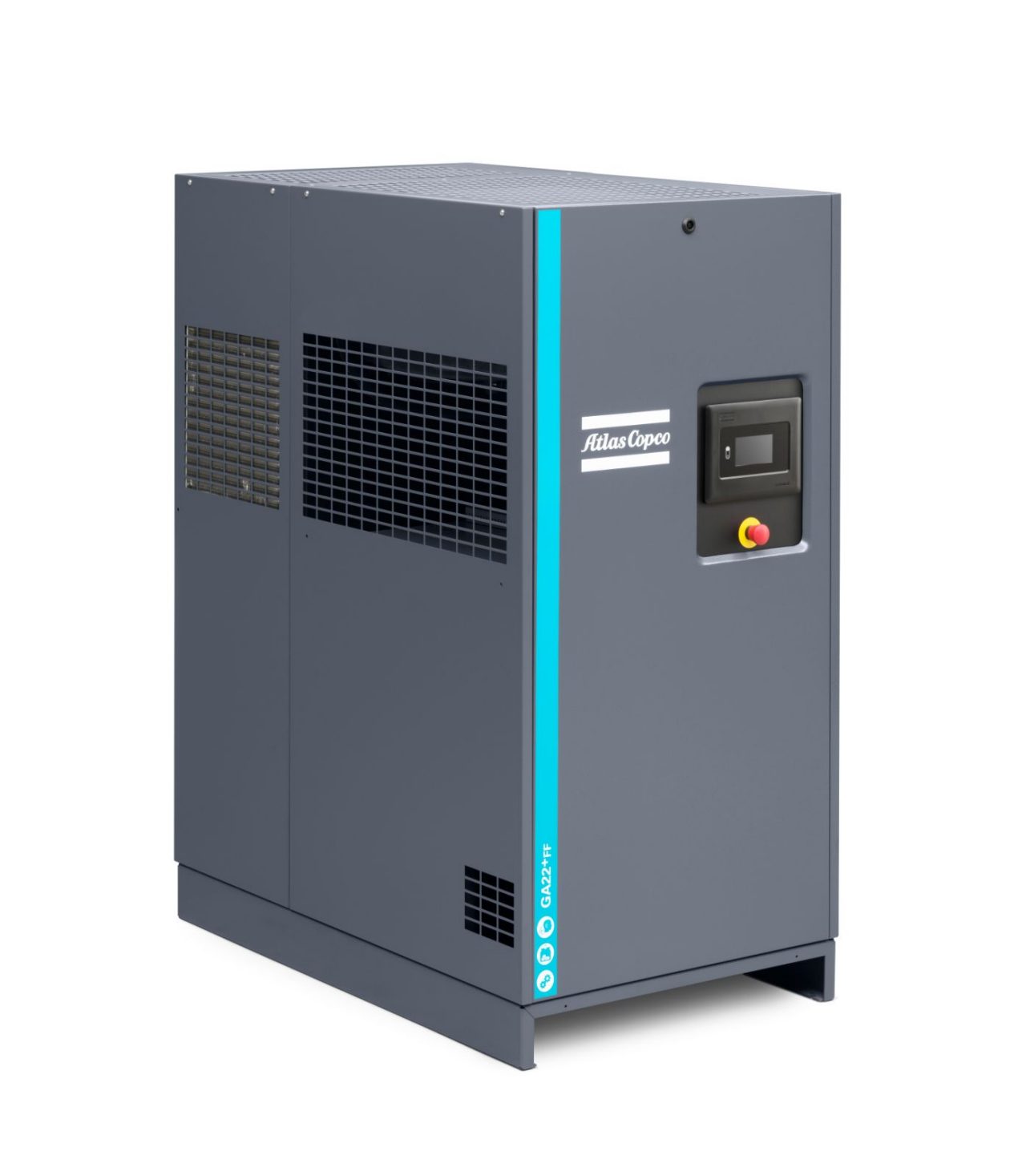 GA 22+ FF. Oil-injected screw compressor with built-in refrigereant dryer